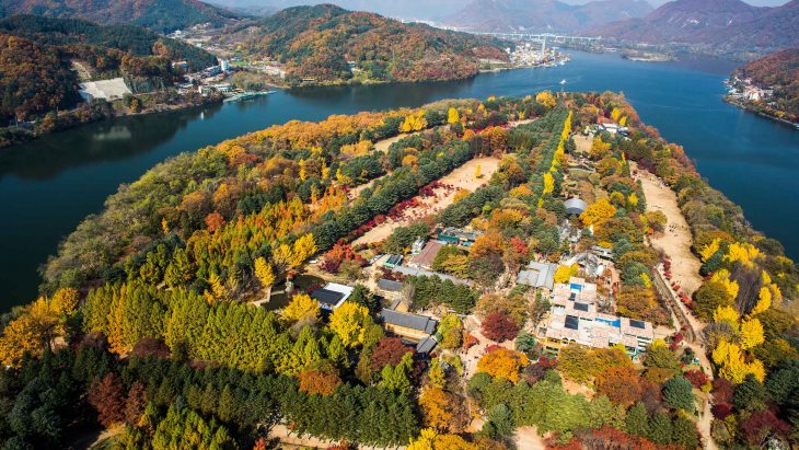 جزيرة نامي أجمل المعالم الكورية